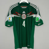 Shop 2014/15 MEXICO R.MARQUEZ #4 HOME SHIRT (M) ADIDAS, classic football shirts, vintage football shirts & retro soccer jerseys at Cult Kits
