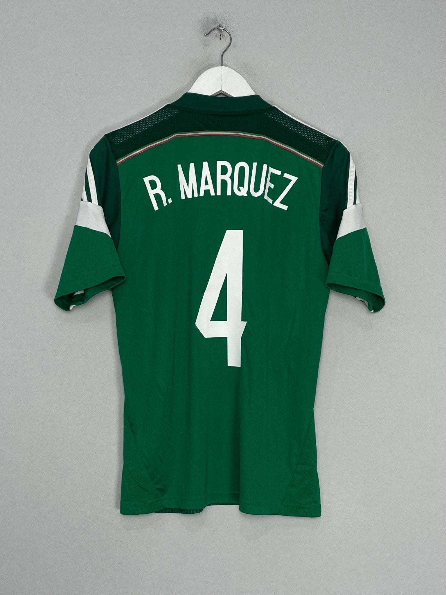 Shop 2014/15 MEXICO R.MARQUEZ #4 HOME SHIRT (S) ADIDAS, classic football shirts, vintage football shirts & retro soccer jerseys at Cult Kits
