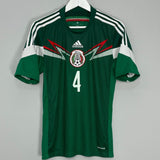 Shop 2014/15 MEXICO R.MARQUEZ #4 HOME SHIRT (S) ADIDAS, classic football shirts, vintage football shirts & retro soccer jerseys at Cult Kits