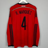 Shop 2014/15 MEXICO R.MARQUEZ #4 L/S AWAY SHIRT (L) ADIDAS, classic football shirts, vintage football shirts & retro soccer jerseys at Cult Kits