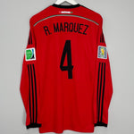 Shop 2014/15 MEXICO R.MARQUEZ #4 L/S AWAY SHIRT (L) ADIDAS, classic football shirts, vintage football shirts & retro soccer jerseys at Cult Kits