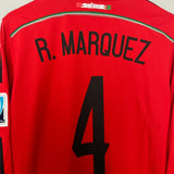 Shop 2014/15 MEXICO R.MARQUEZ #4 L/S AWAY SHIRT (L) ADIDAS, classic football shirts, vintage football shirts & retro soccer jerseys at Cult Kits