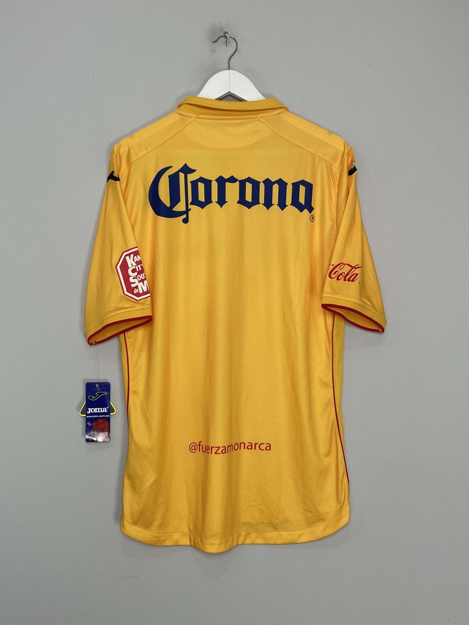 Shop 2014/15 MONARCAS MORELIA *BNWT* HOME SHIRT (L) JOMA, classic football shirts, vintage football shirts & retro soccer jerseys at Cult Kits