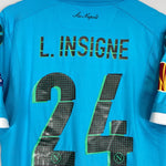2014/15 NAPOLI L.INSIGNE 24 E/L HOME SHIRT (XXL) MACRON - Cult Kits - XXL - Buy Vintage Football Shirts, Authentic Retro Football Shirts For Sale, Classic Football Shirts & Soccer Jersey