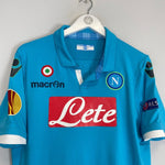 2014/15 NAPOLI L.INSIGNE 24 E/L HOME SHIRT (XXL) MACRON - Cult Kits - XXL - Buy Vintage Football Shirts, Authentic Retro Football Shirts For Sale, Classic Football Shirts & Soccer Jersey