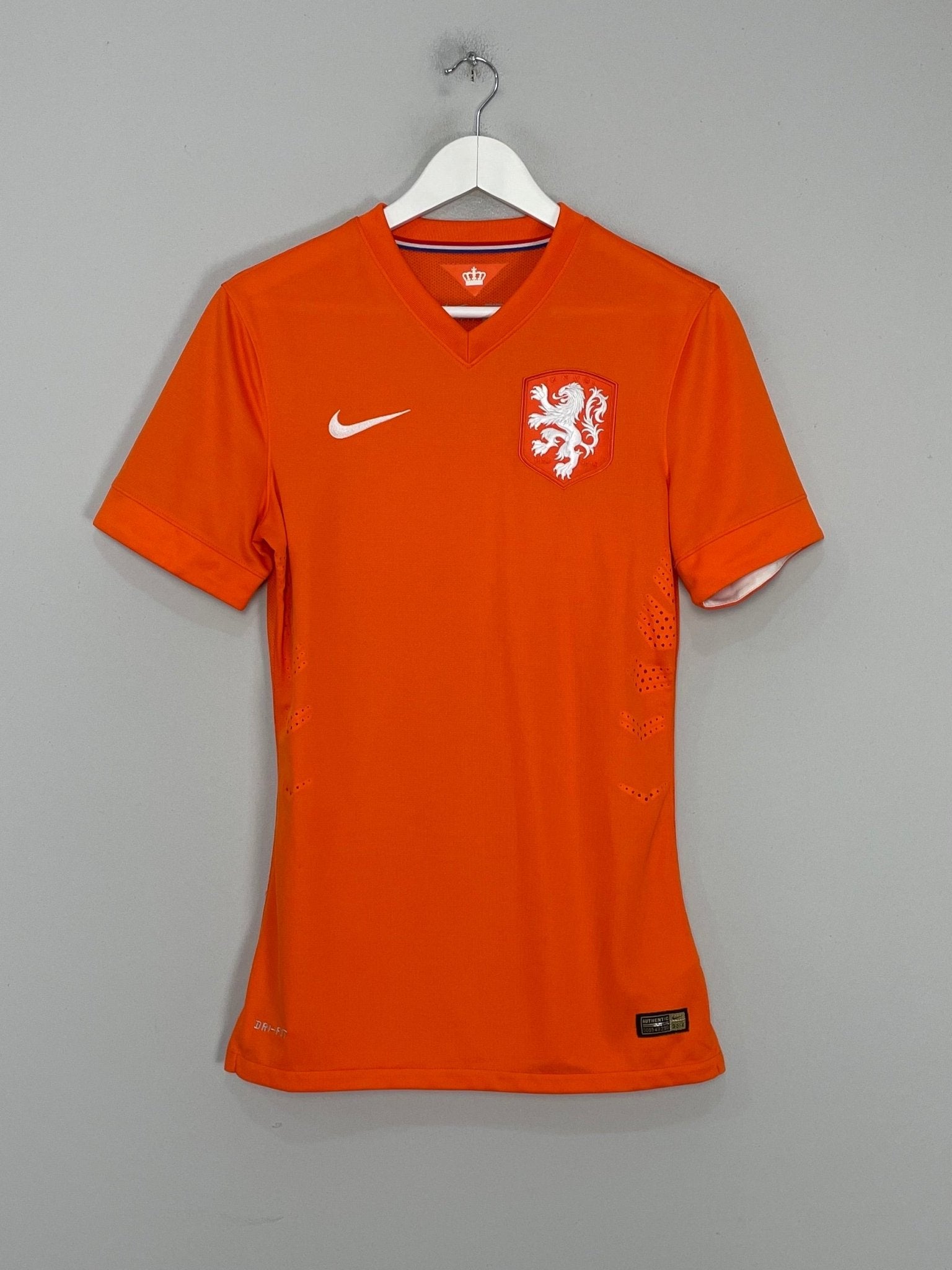 Shop 2014/15 NETHERLANDS *AUTHENTIC* HOME SHIRT (S) NIKE, classic football shirts, vintage football shirts & retro soccer jerseys at Cult Kits