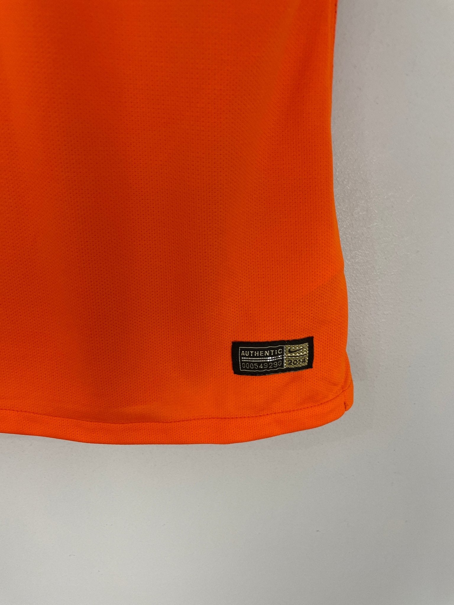 Shop 2014/15 NETHERLANDS *AUTHENTIC* HOME SHIRT (S) NIKE, classic football shirts, vintage football shirts & retro soccer jerseys at Cult Kits