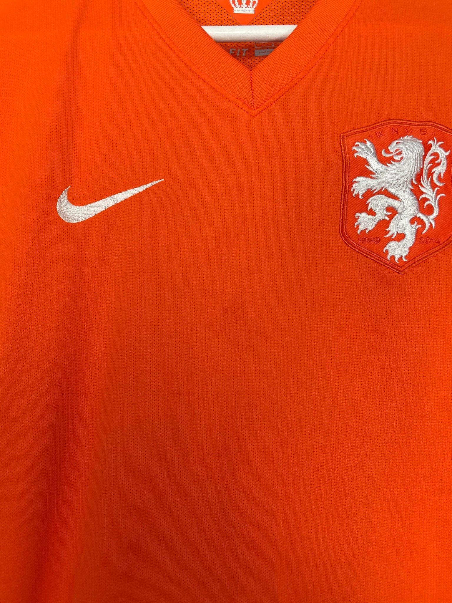 Shop 2014/15 NETHERLANDS *PLAYER ISSUE* HOME SHIRT (L) NIKE, classic football shirts, vintage football shirts & retro soccer jerseys at Cult Kits