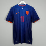 Shop 2014/15 NETHERLANDS SNEIJDER #10 AWAY SHIRT (M) NIKE, classic football shirts, vintage football shirts & retro soccer jerseys at Cult Kits