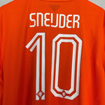 Shop 2014/15 NETHERLANDS SNEIJDER #10 *BNWT* HOME SHIRT (XL) NIKE, classic football shirts, vintage football shirts & retro soccer jerseys at Cult Kits