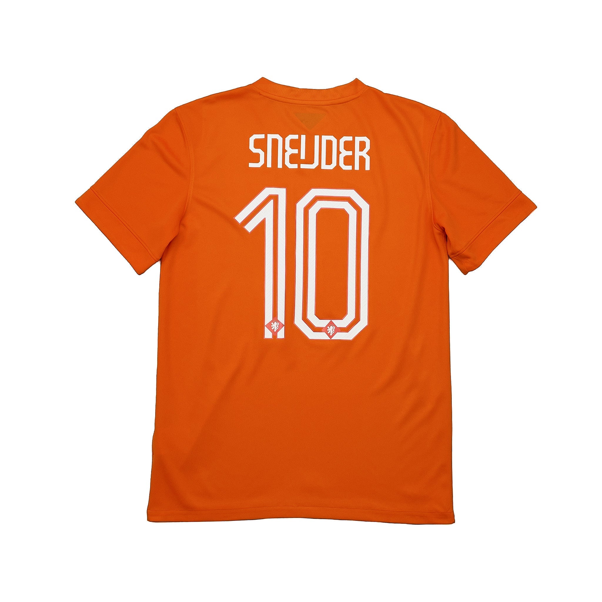 Buy 2014/15 Netherlands Sneijder 10 Home Shirt (S) Nike ~ Free worldwide shipping ~ Authentic Vintage Football Shirts from Cult Kits
