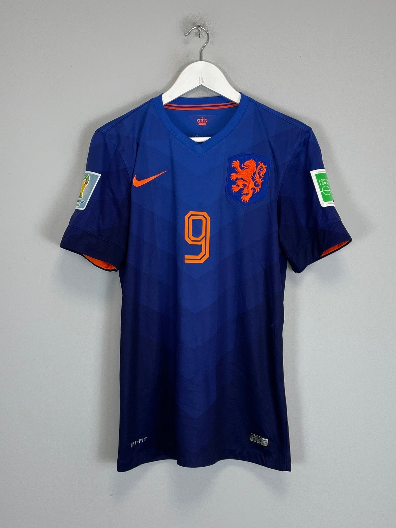 Shop 2014/15 NETHERLANDS V.PERSIE #9 AWAY SHIRT (S) NIKE, classic football shirts, vintage football shirts & retro soccer jerseys at Cult Kits
