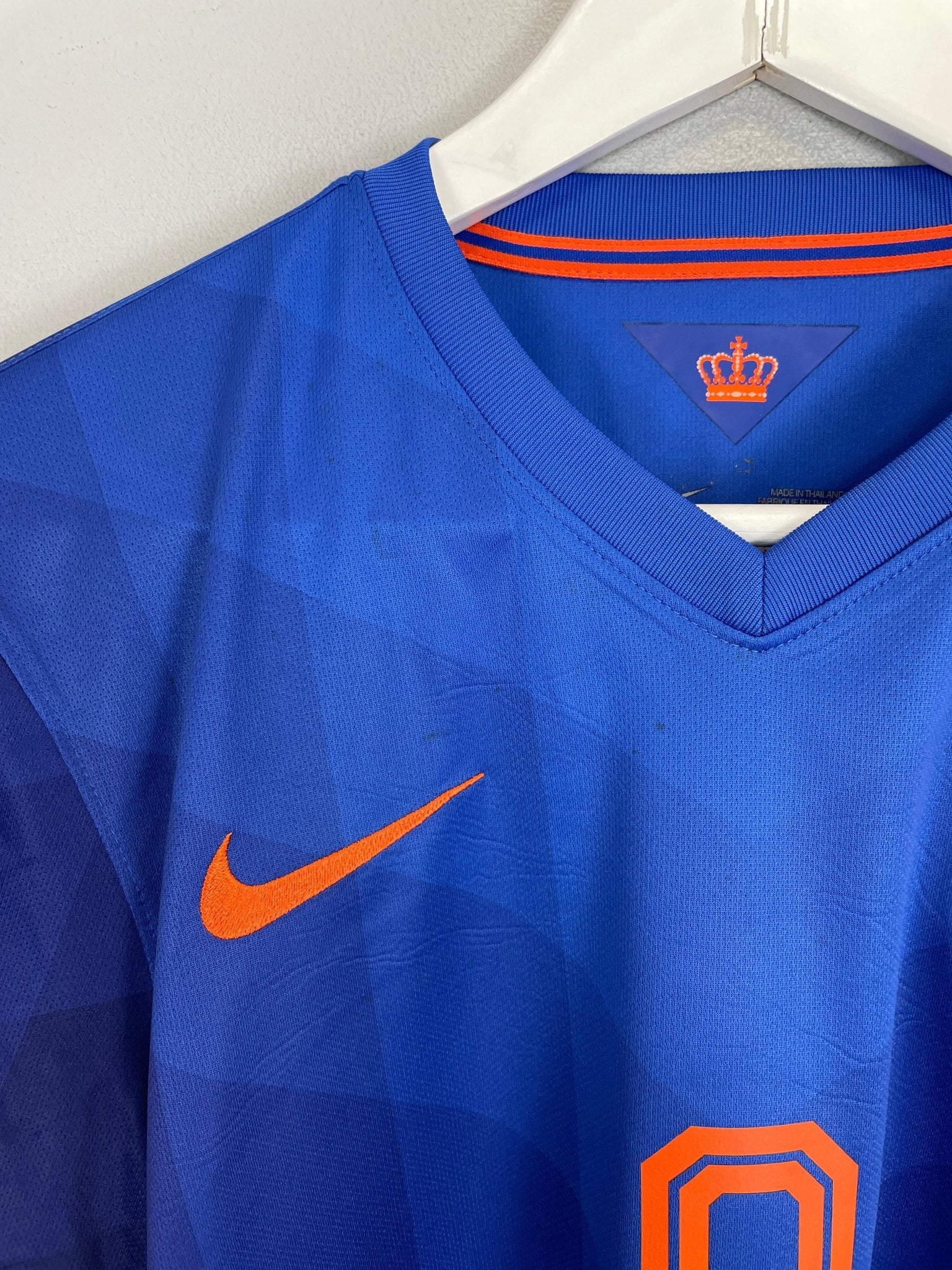 Shop 2014/15 NETHERLANDS V.PERSIE #9 AWAY SHIRT (S) NIKE, classic football shirts, vintage football shirts & retro soccer jerseys at Cult Kits