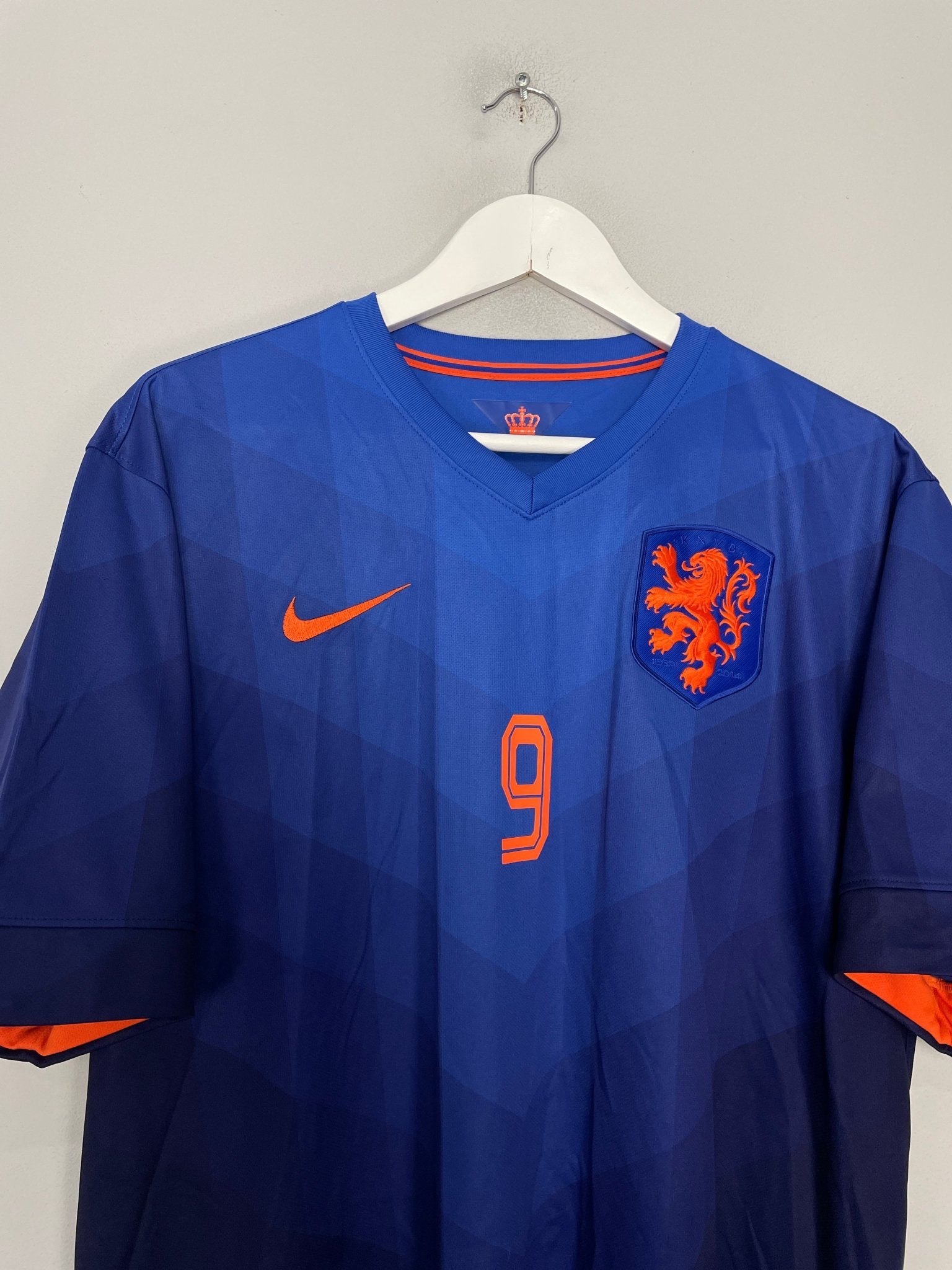 Shop 2014/15 NETHERLANDS V.PERSIE #9 AWAY SHIRT (XL) NIKE, classic football shirts, vintage football shirts & retro soccer jerseys at Cult Kits