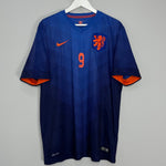 Shop 2014/15 NETHERLANDS V.PERSIE #9 AWAY SHIRT (XL) NIKE, classic football shirts, vintage football shirts & retro soccer jerseys at Cult Kits