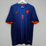 Shop 2014/15 NETHERLANDS V.PERSIE #9 AWAY SHIRT (XL) NIKE, classic football shirts, vintage football shirts & retro soccer jerseys at Cult Kits