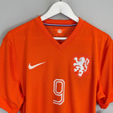 Shop 2014/15 NETHERLANDS V.PERSIE #9 *BNWT* AUTHENTIC HOME SHIRT (L) NIKE, classic football shirts, vintage football shirts & retro soccer jerseys at Cult Kits