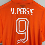Shop 2014/15 NETHERLANDS V.PERSIE #9 *BNWT* AUTHENTIC HOME SHIRT (L) NIKE, classic football shirts, vintage football shirts & retro soccer jerseys at Cult Kits