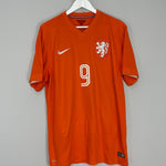 Shop 2014/15 NETHERLANDS V.PERSIE #9 HOME SHIRT (L) NIKE, classic football shirts, vintage football shirts & retro soccer jerseys at Cult Kits
