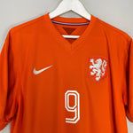 Shop 2014/15 NETHERLANDS V.PERSIE #9 HOME SHIRT (L) NIKE, classic football shirts, vintage football shirts & retro soccer jerseys at Cult Kits