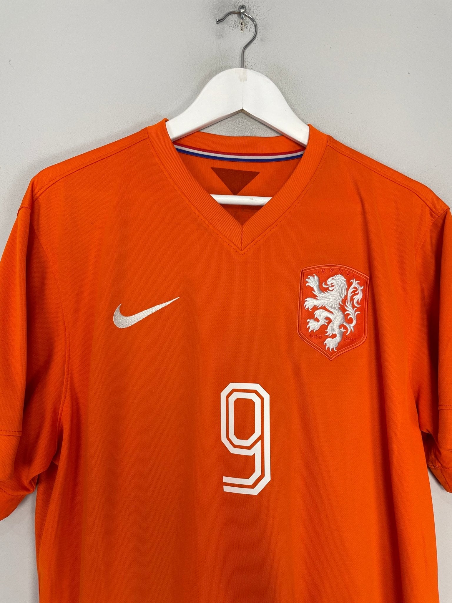 Shop 2014/15 NETHERLANDS V.PERSIE #9 HOME SHIRT (L) NIKE, classic football shirts, vintage football shirts & retro soccer jerseys at Cult Kits
