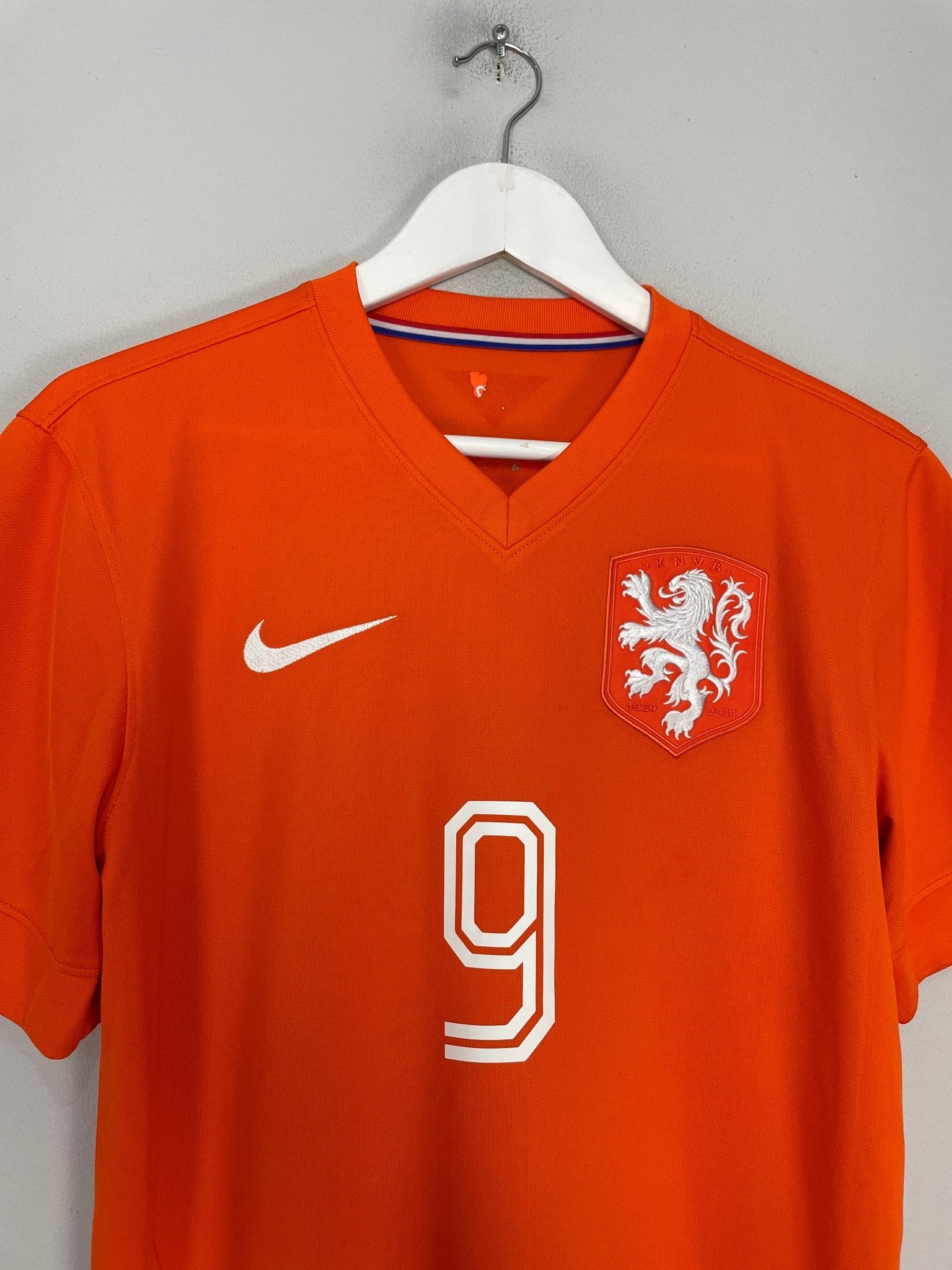 Shop 2014/15 NETHERLANDS V.PERSIE #9 HOME SHIRT (S) NIKE, classic football shirts, vintage football shirts & retro soccer jerseys at Cult Kits