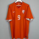 Shop 2014/15 NETHERLANDS V.PERSIE #9 HOME SHIRT (XXL) NIKE, classic football shirts, vintage football shirts & retro soccer jerseys at Cult Kits