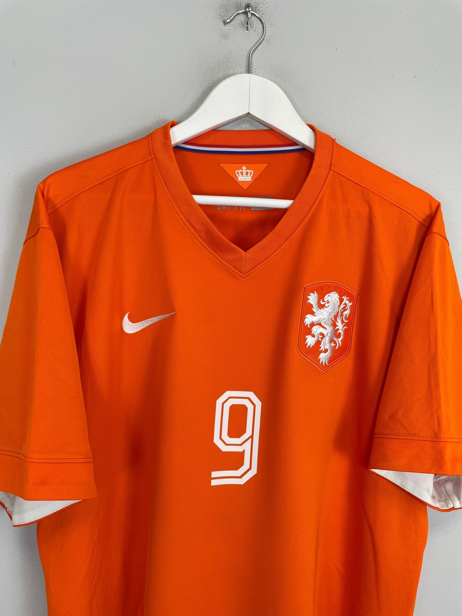 Shop 2014/15 NETHERLANDS V.PERSIE #9 HOME SHIRT (XXL) NIKE, classic football shirts, vintage football shirts & retro soccer jerseys at Cult Kits