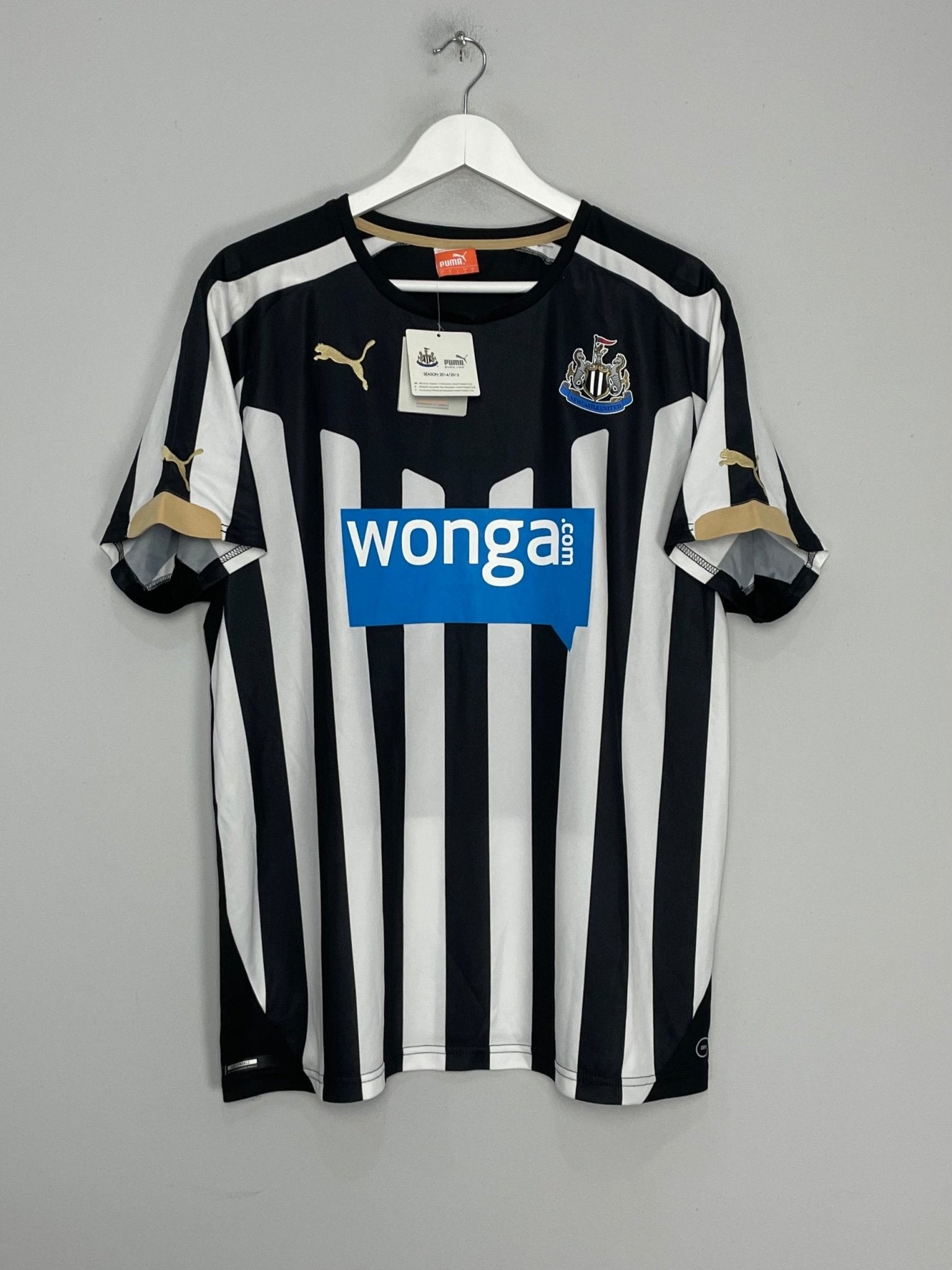 Shop 2014/15 NEWCASTLE CISSE #9 *BNWT* HOME SHIRT (L) PUMA, classic football shirts, vintage football shirts & retro soccer jerseys at Cult Kits