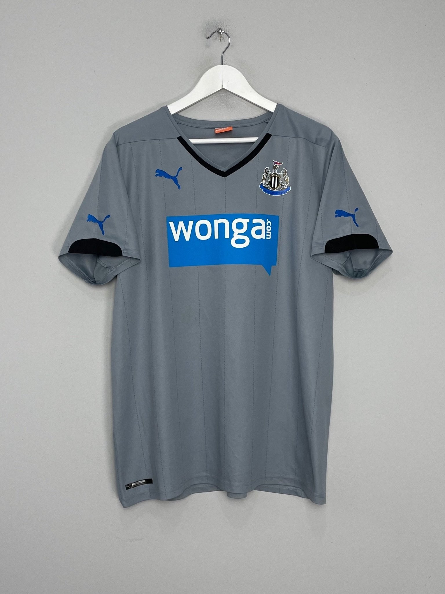 Shop 2014/15 NEWCASTLE UNITED TIOTE #24 AWAY SHIRT (L) PUMA, classic football shirts, vintage football shirts & retro soccer jerseys at Cult Kits