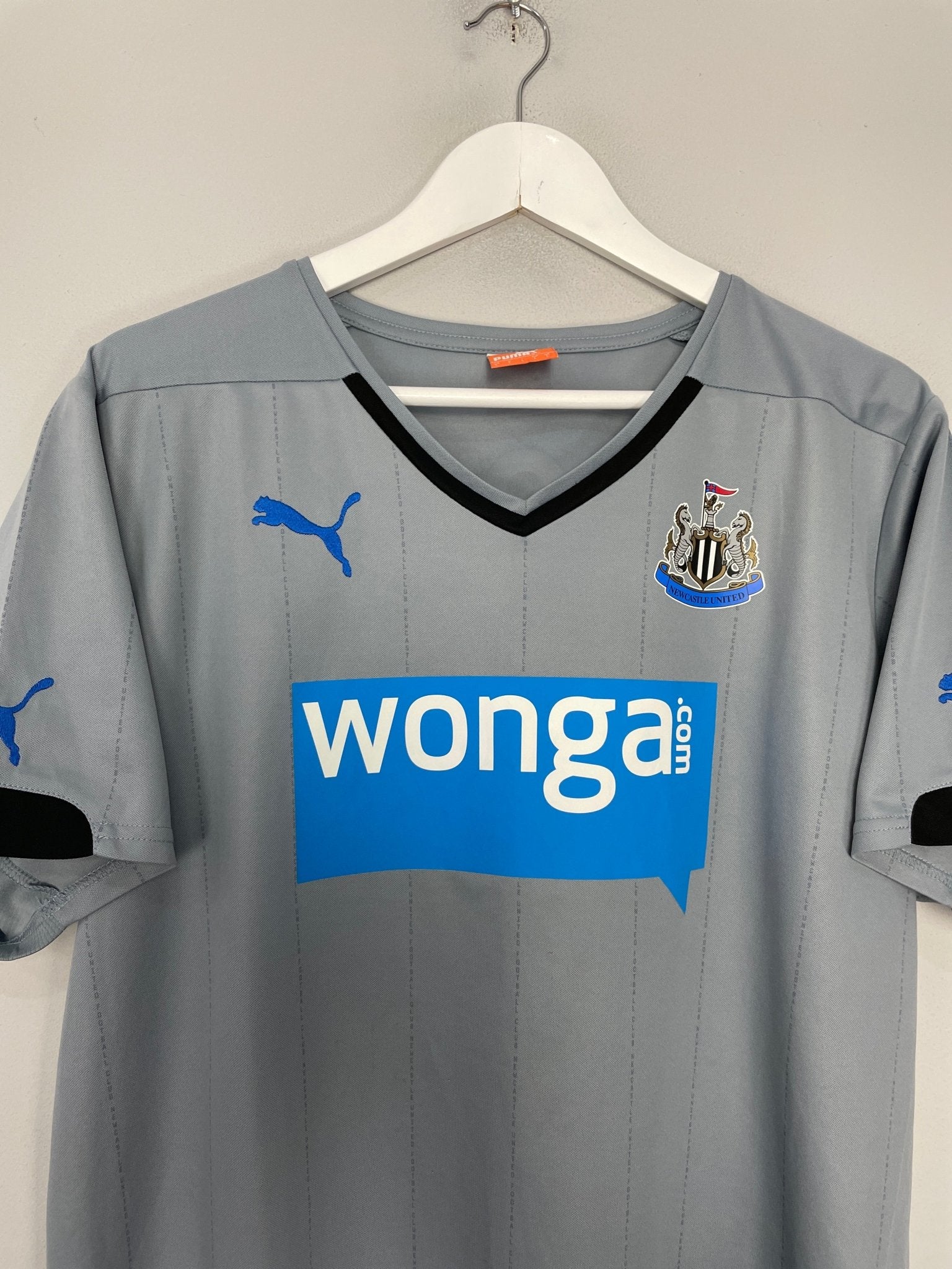 Shop 2014/15 NEWCASTLE UNITED TIOTE #24 AWAY SHIRT (L) PUMA, classic football shirts, vintage football shirts & retro soccer jerseys at Cult Kits