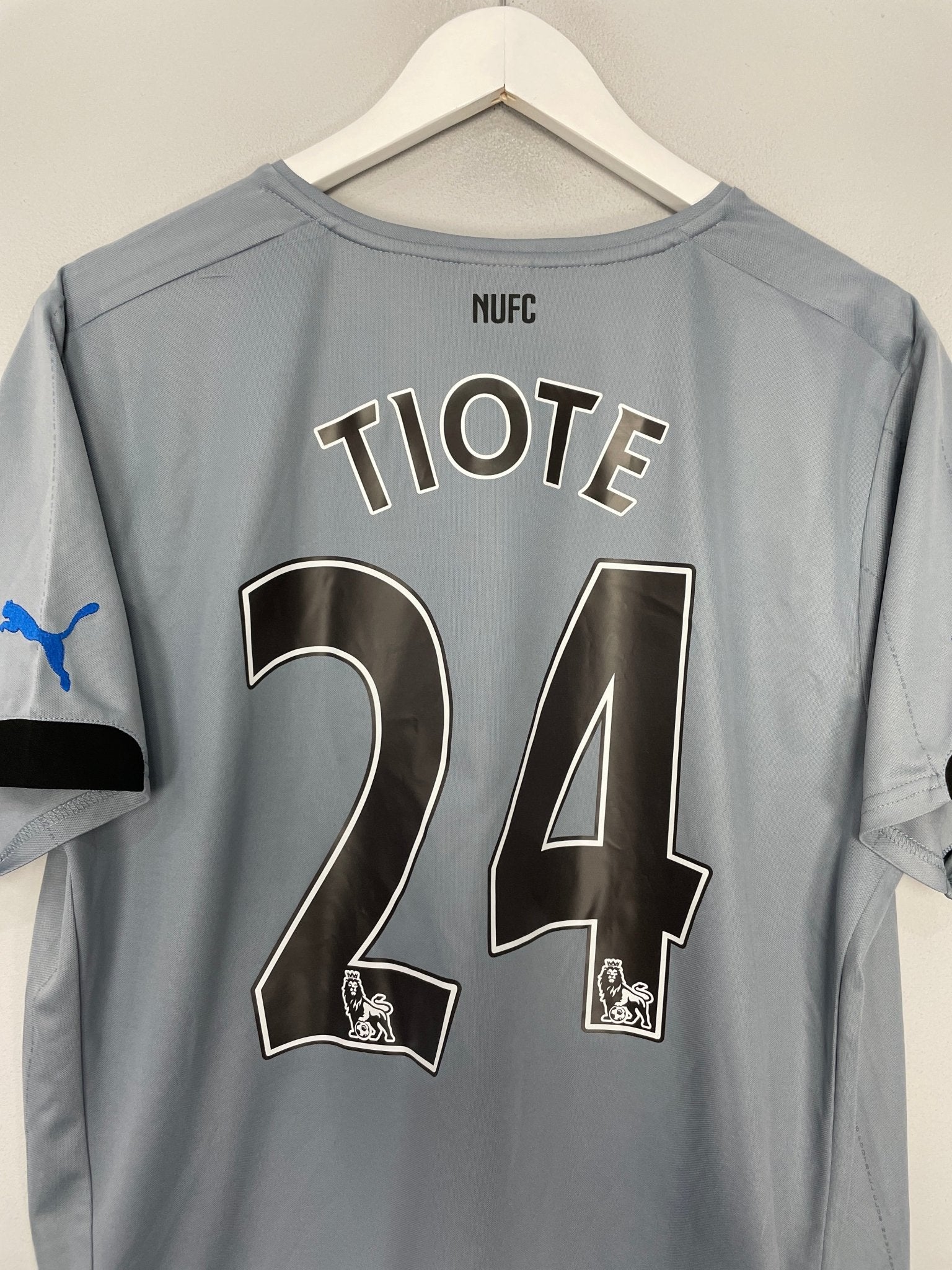 Shop 2014/15 NEWCASTLE UNITED TIOTE #24 AWAY SHIRT (L) PUMA, classic football shirts, vintage football shirts & retro soccer jerseys at Cult Kits