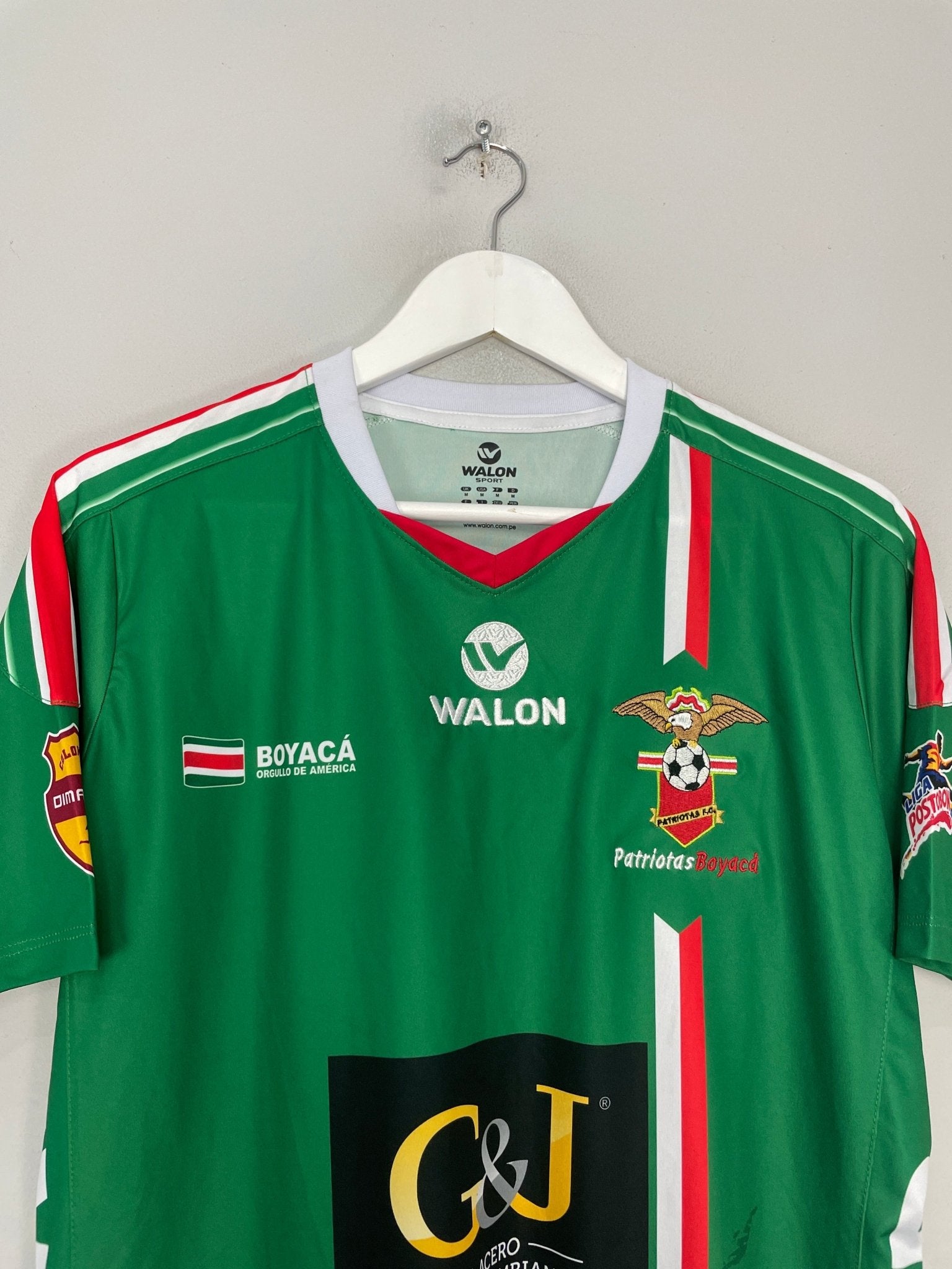 Shop 2014/15 PATRIOTAS BOYACA #20 AWAY SHIRT (M) WALON, classic football shirts, vintage football shirts & retro soccer jerseys at Cult Kits