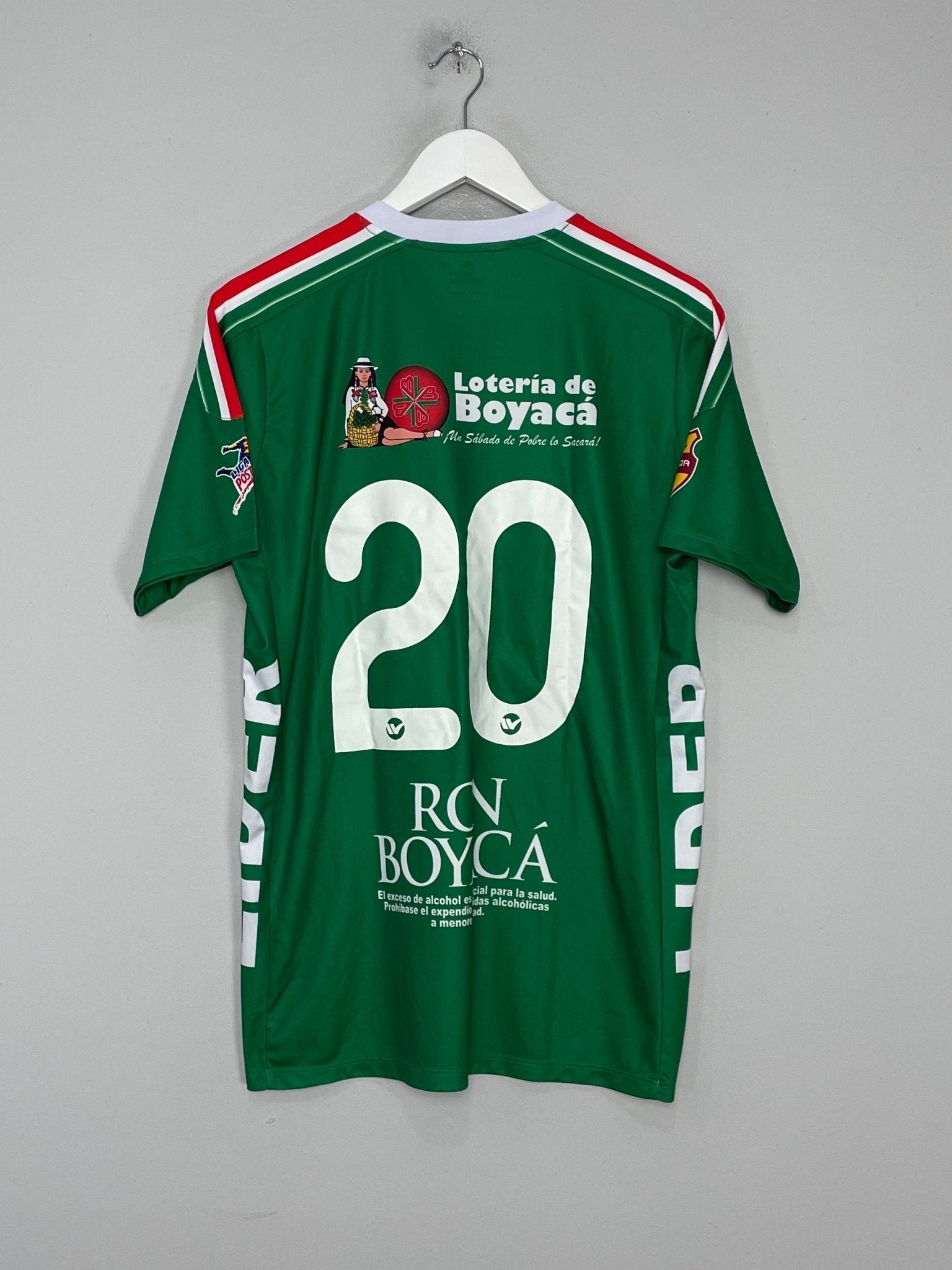 Shop 2014/15 PATRIOTAS BOYACA #20 AWAY SHIRT (M) WALON, classic football shirts, vintage football shirts & retro soccer jerseys at Cult Kits