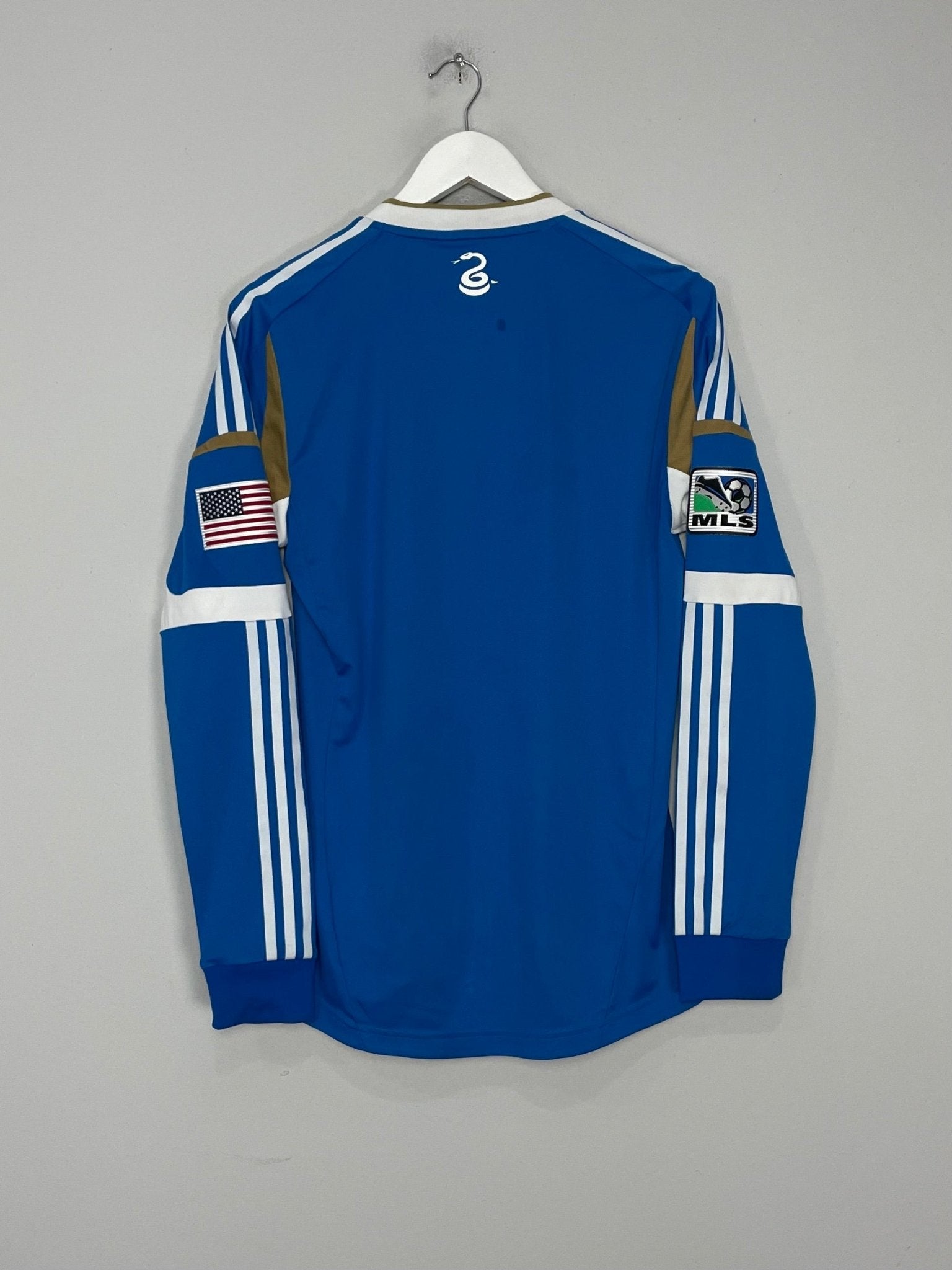 Shop 2014/15 PHILADELPHIA UNION *PLAYER ISSUE* L/S HOME SHIRT (M) ADIDAS, classic football shirts, vintage football shirts & retro soccer jerseys at Cult Kits