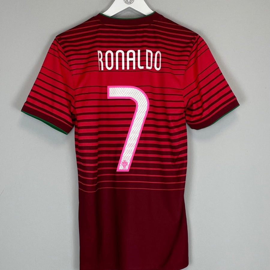 2014/15 PORTUGAL RONALDO 7 HOME SHIRT (S) NIKE - Cult Kits - Small - Buy Vintage Football Shirts, Authentic Retro Football Shirts For Sale, Classic Football Shirts & Soccer Jersey