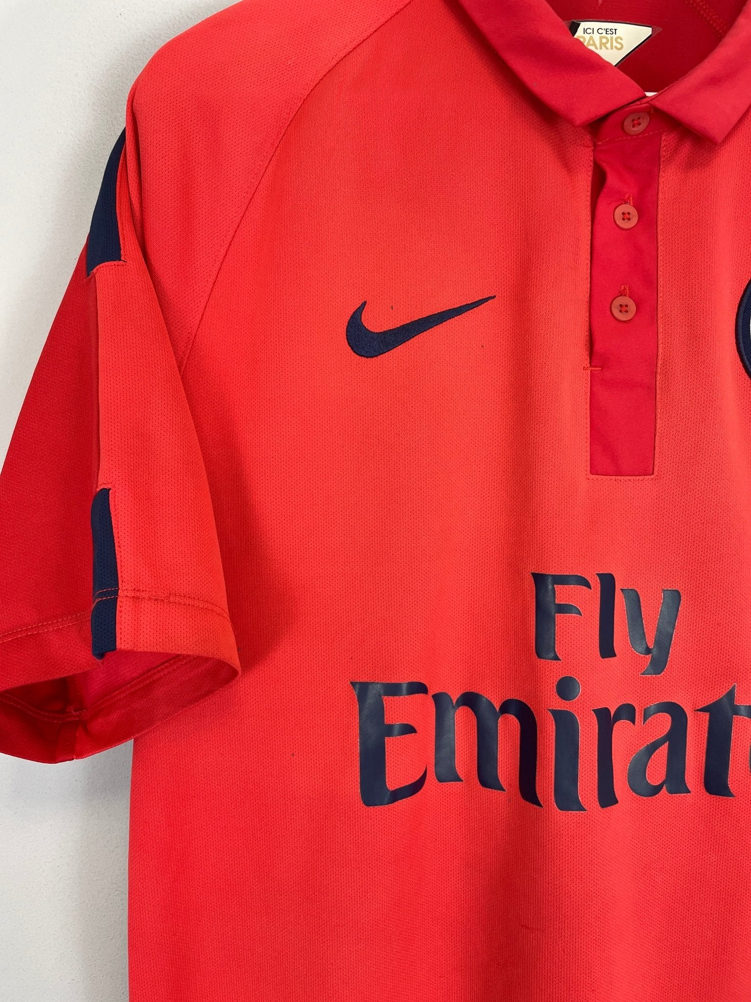 Shop 2014/15 PSG AWAY SHIRT (L) NIKE, classic football shirts, vintage football shirts & retro soccer jerseys at Cult Kits