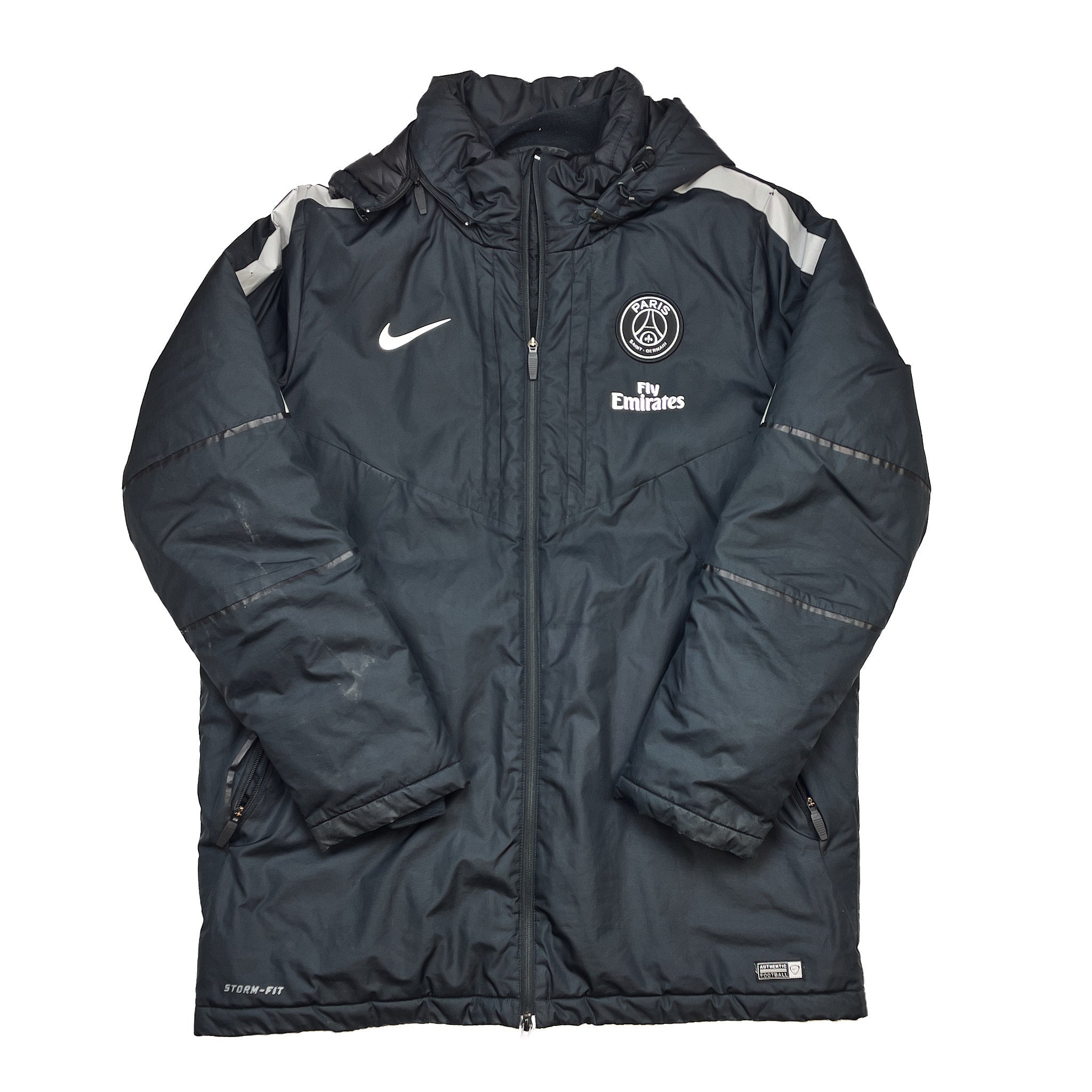 Buy 2014/15 PSG Benchcoat (XL) Nike ~ Free worldwide shipping ~ Authentic Vintage Football Shirts from Cult Kits