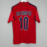 Shop 2014/15 PSG IBRAHIMOVIC #10 AWAY SHIRT (M) NIKE, classic football shirts, vintage football shirts & retro soccer jerseys at Cult Kits