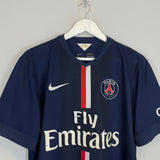 Shop 2014/15 PSG IBRAHIMOVIC #10 HOME SHIRT (L) NIKE, classic football shirts, vintage football shirts & retro soccer jerseys at Cult Kits