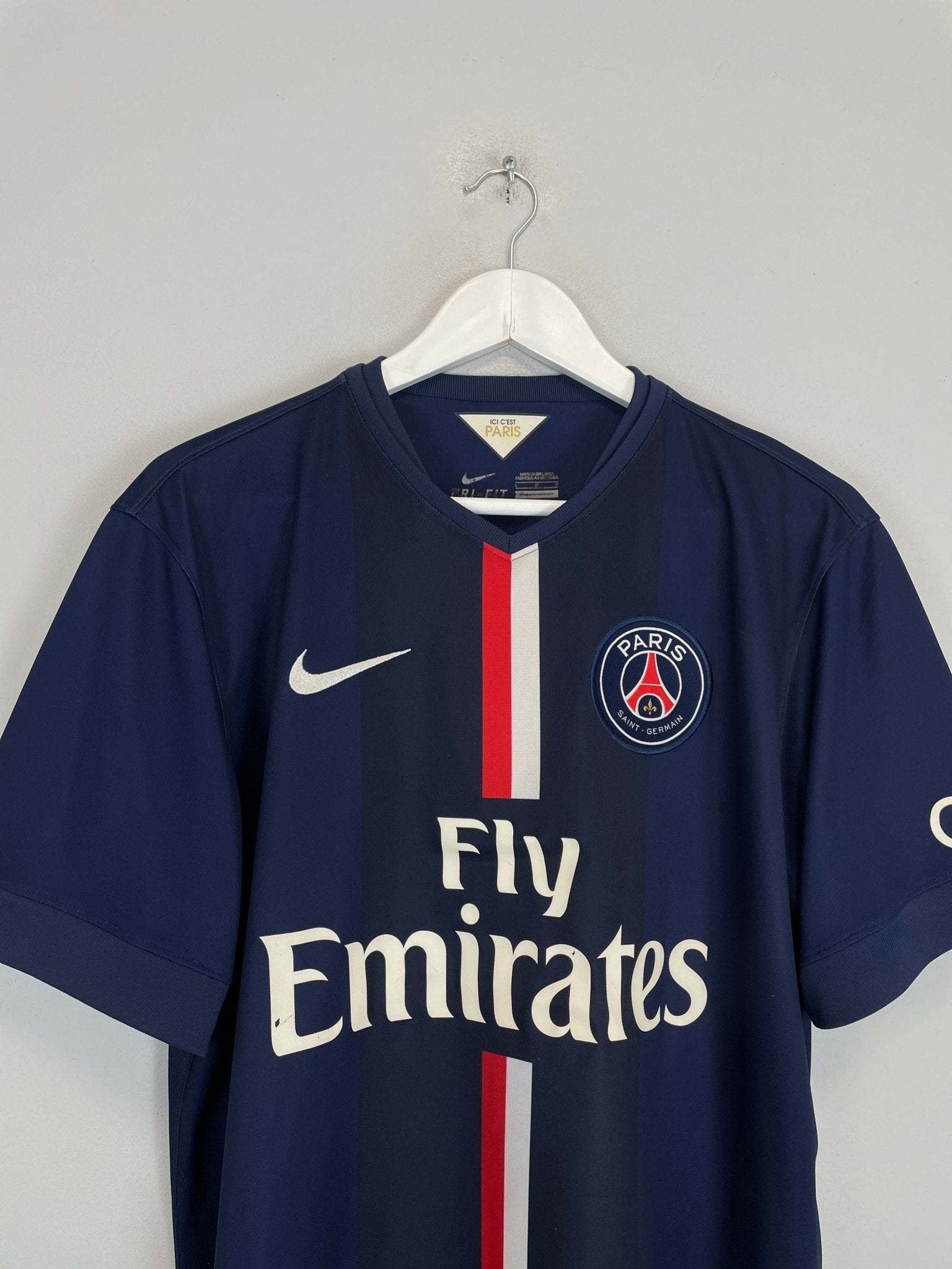 Shop 2014/15 PSG IBRAHIMOVIC #10 HOME SHIRT (L) NIKE, classic football shirts, vintage football shirts & retro soccer jerseys at Cult Kits