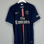 Shop 2014/15 PSG IBRAHIMOVIC #10 HOME SHIRT (L) NIKE, classic football shirts, vintage football shirts & retro soccer jerseys at Cult Kits