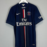 Shop 2014/15 PSG IBRAHIMOVIC #10 HOME SHIRT (L) NIKE, classic football shirts, vintage football shirts & retro soccer jerseys at Cult Kits