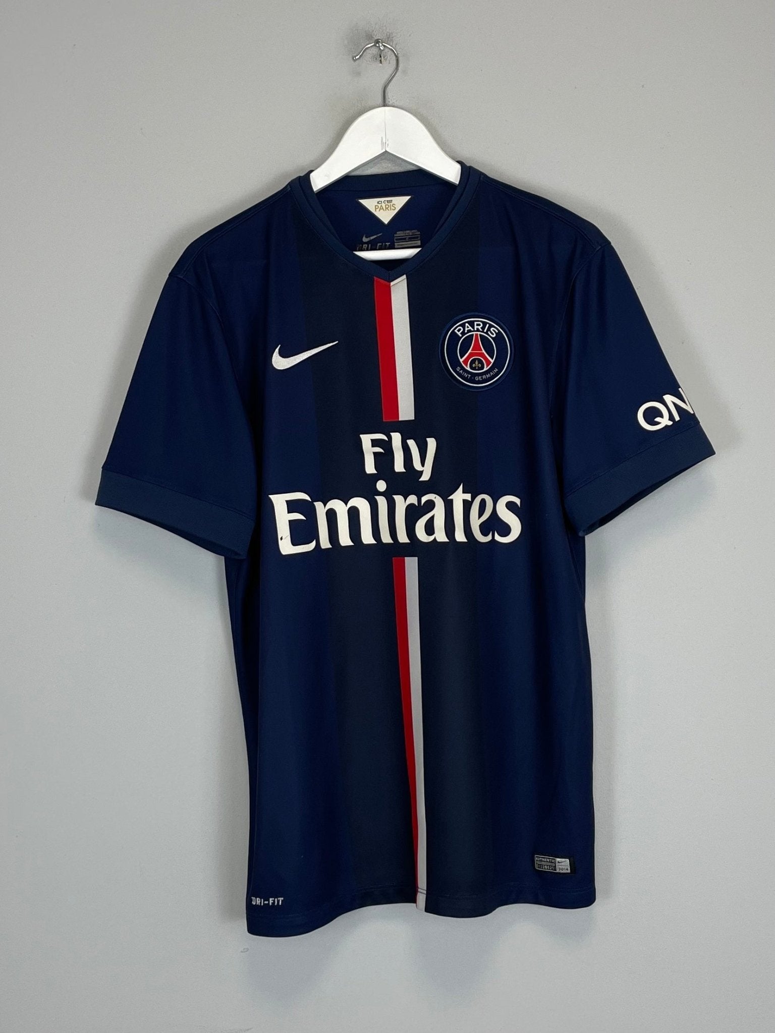 Shop 2014/15 PSG IBRAHIMOVIC #10 HOME SHIRT (L) NIKE, classic football shirts, vintage football shirts & retro soccer jerseys at Cult Kits
