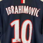 Shop 2014/15 PSG IBRAHIMOVIC #10 HOME SHIRT (L) NIKE, classic football shirts, vintage football shirts & retro soccer jerseys at Cult Kits