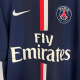 Shop 2014/15 PSG IBRAHIMOVIC #10 HOME SHIRT (L) NIKE, classic football shirts, vintage football shirts & retro soccer jerseys at Cult Kits