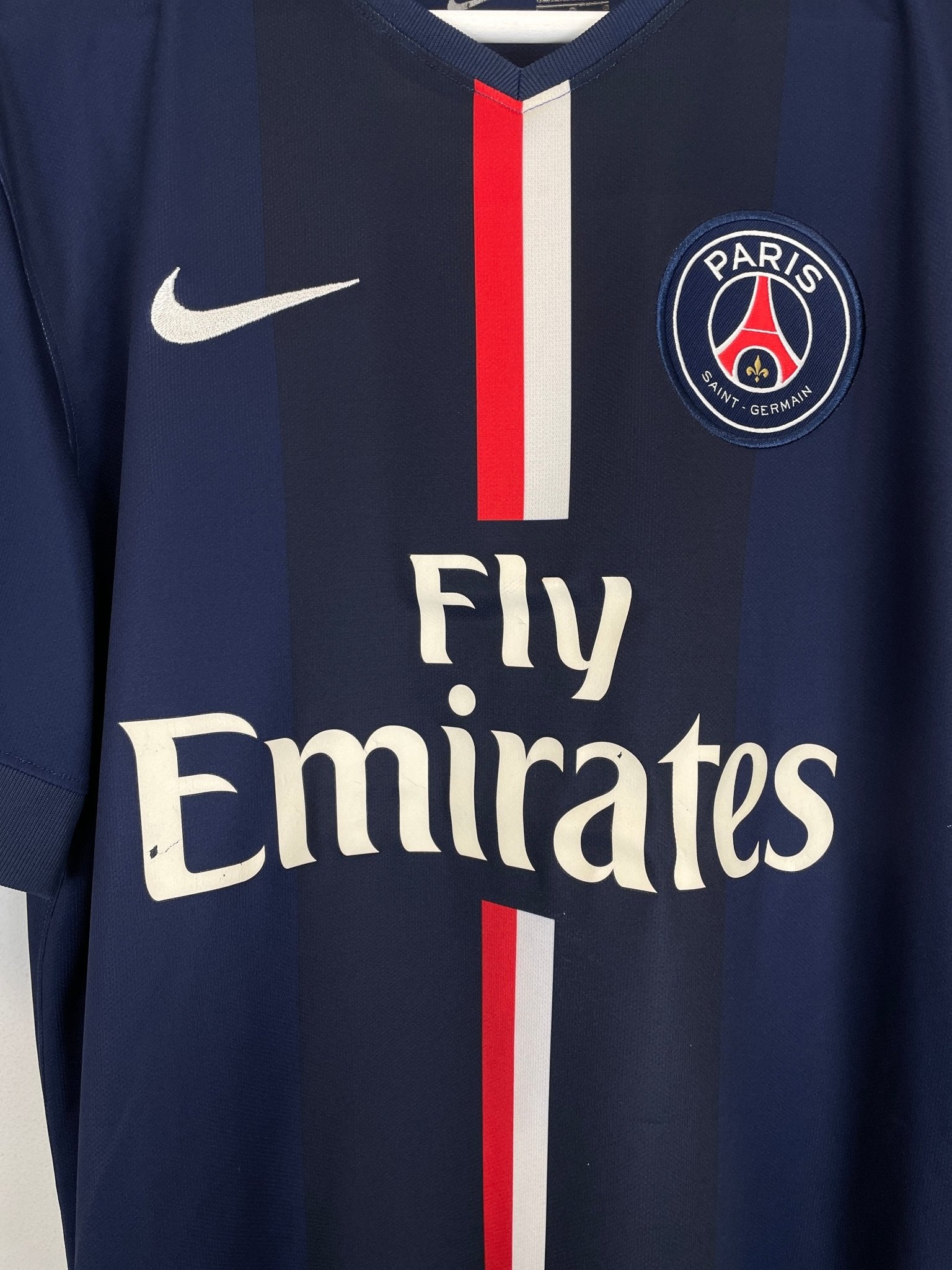 Shop 2014/15 PSG IBRAHIMOVIC #10 HOME SHIRT (L) NIKE, classic football shirts, vintage football shirts & retro soccer jerseys at Cult Kits