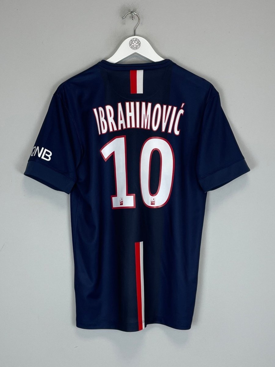 2014/15 PSG IBRAHIMOVIC 10 HOME SHIRT (M) NIKE - Cult Kits - Medium - Buy Vintage Football Shirts, Authentic Retro Football Shirts For Sale, Classic Football Shirts & Soccer Jersey