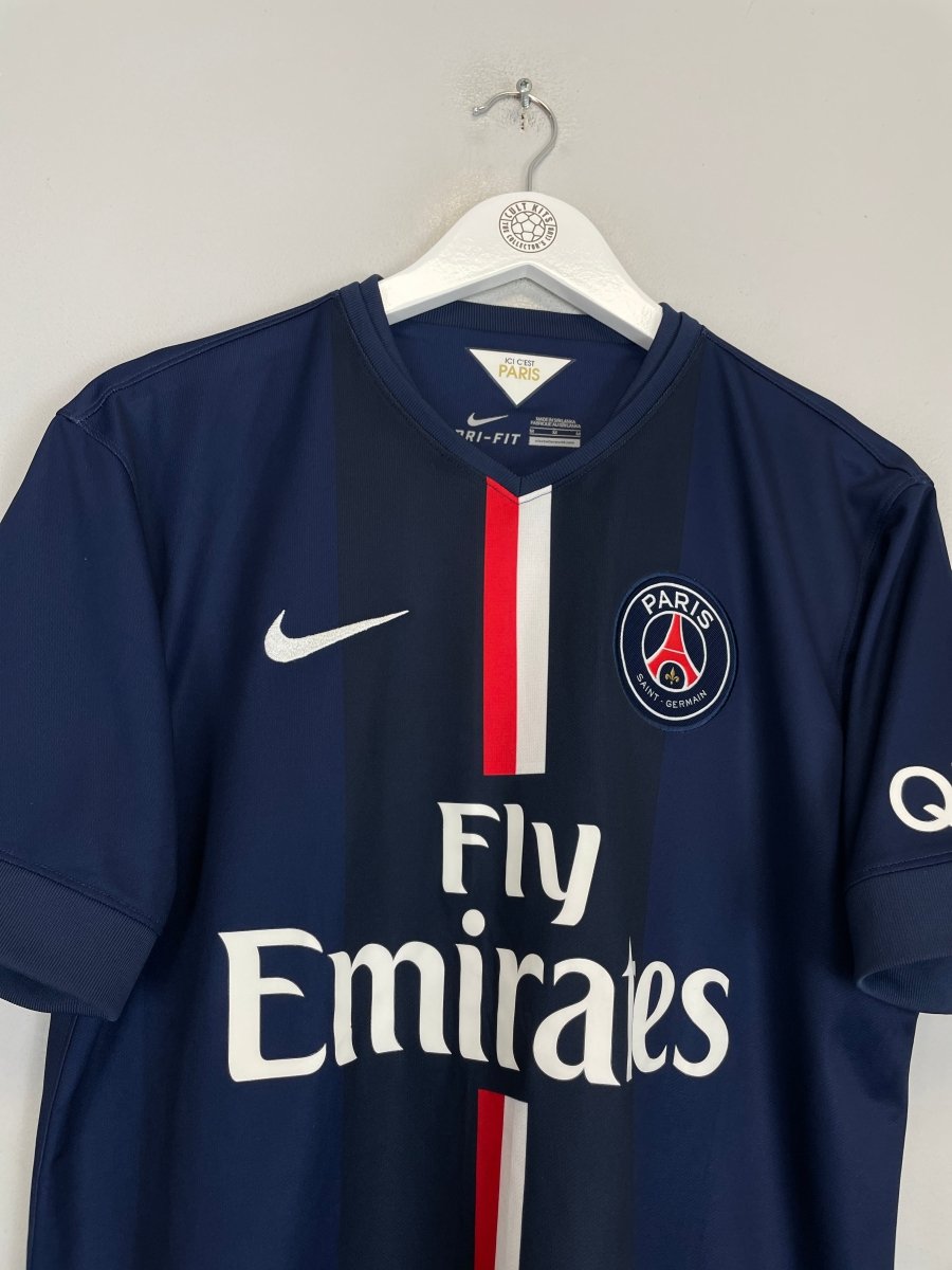 2014/15 PSG IBRAHIMOVIC 10 HOME SHIRT (M) NIKE - Cult Kits - Medium - Buy Vintage Football Shirts, Authentic Retro Football Shirts For Sale, Classic Football Shirts & Soccer Jersey