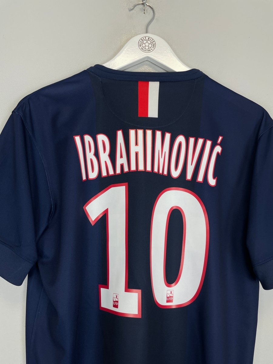 2014/15 PSG IBRAHIMOVIC 10 HOME SHIRT (M) NIKE - Cult Kits - Medium - Buy Vintage Football Shirts, Authentic Retro Football Shirts For Sale, Classic Football Shirts & Soccer Jersey